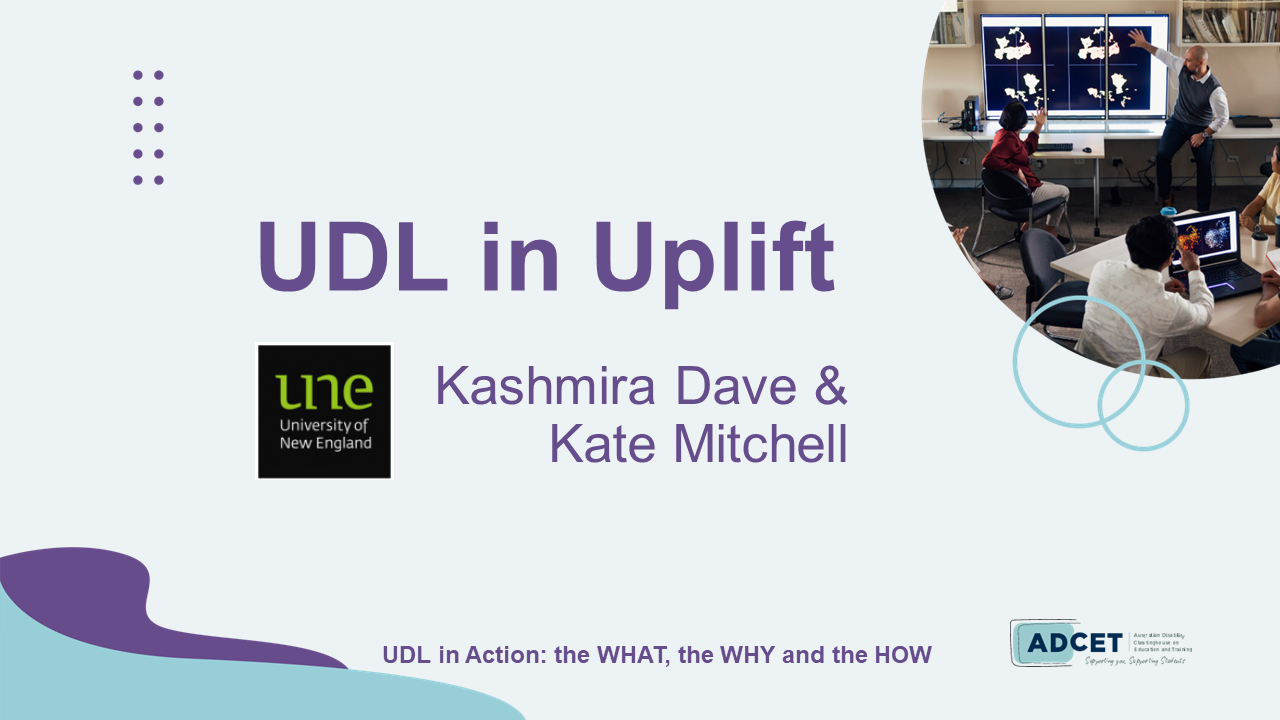 3D. UDL in UpLift
