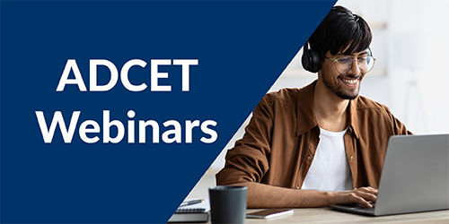 ADCET Webinars