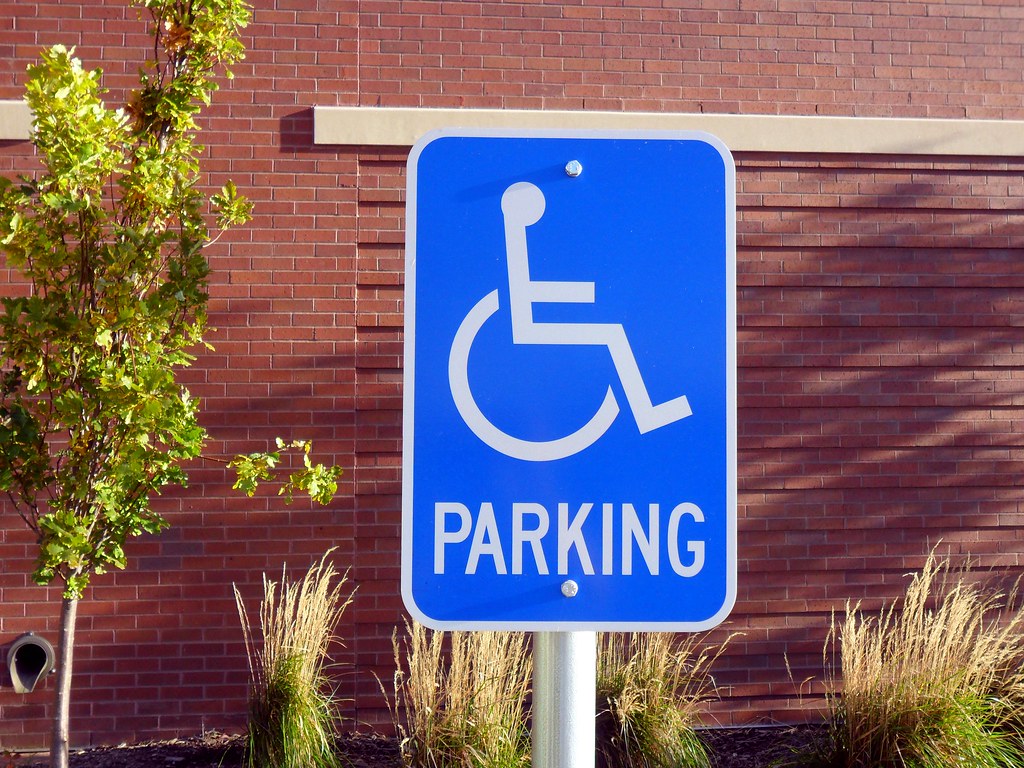Signage for disability parking