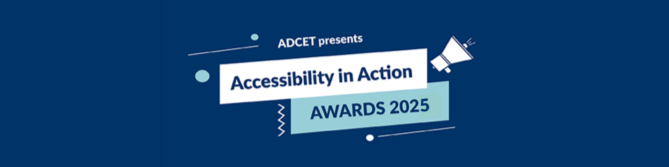 Accessibility in Action Award Banner 2023