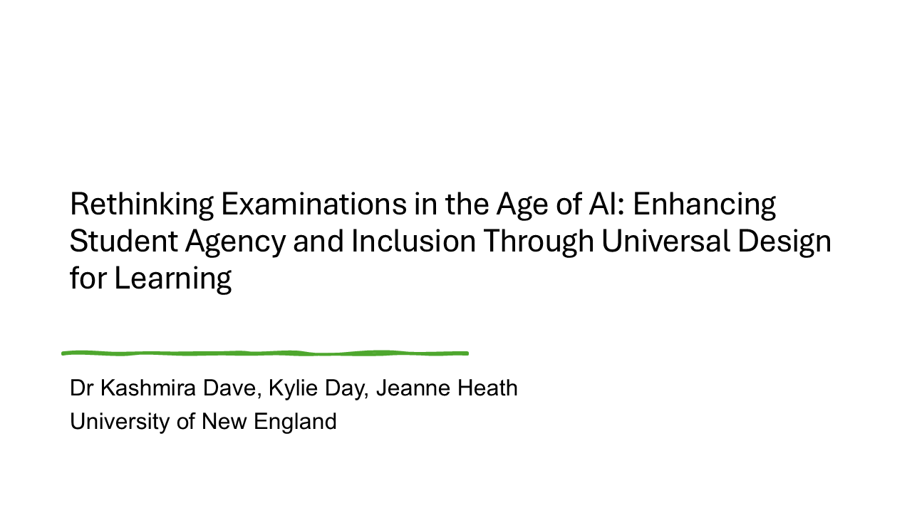 Rethinking Examinations in the Age of AI: Enhancing Student Agency and Inclusion Through Universal Design for Learning