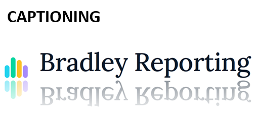 Captioning: Bradley Reporting Logo
