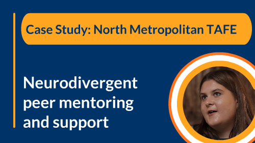 Neurodivergent peer mentoring and support