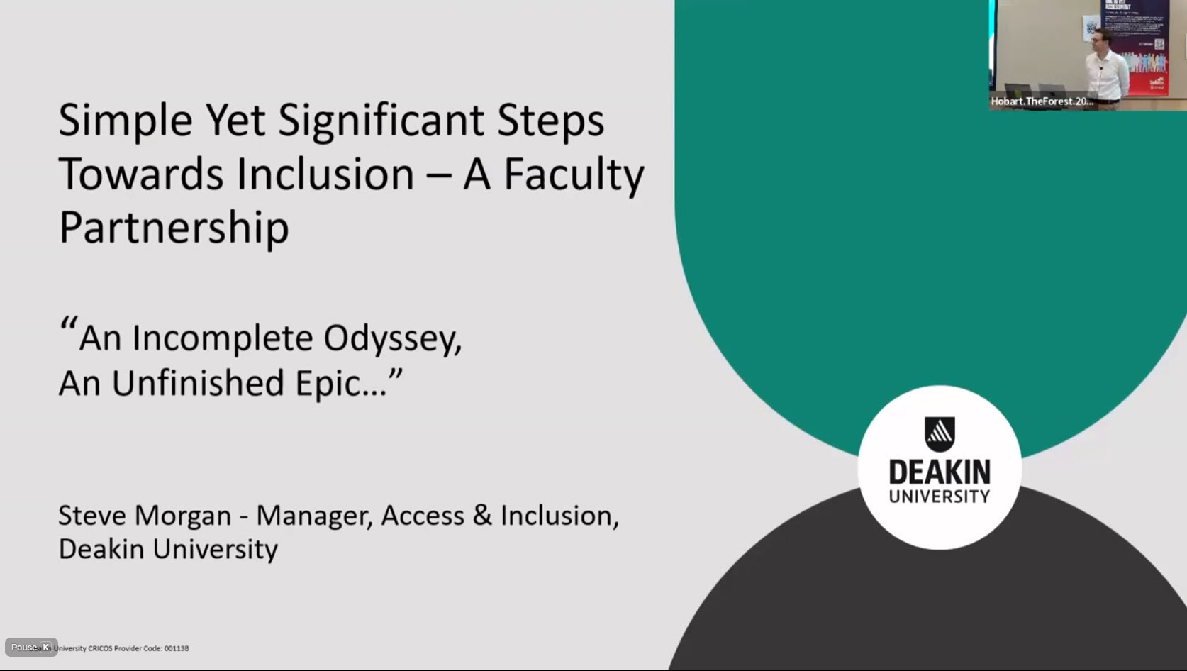 Embedding a Faculty Partner Model to Advance UDL at Deakin University – A Pilot