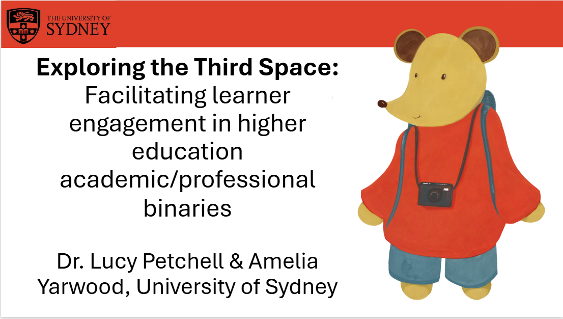 Exploring the Third Space - Facilitating learner engagement in Higher Education across Academic/Professional Binaries