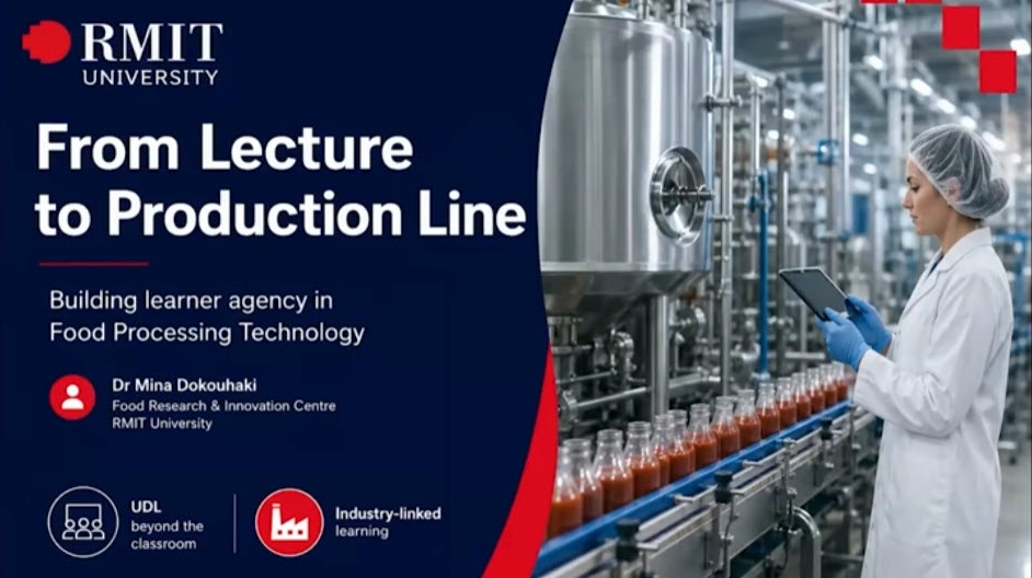 From Lecture to the Production Line - Building Learner Agency in Food Processing Technology
