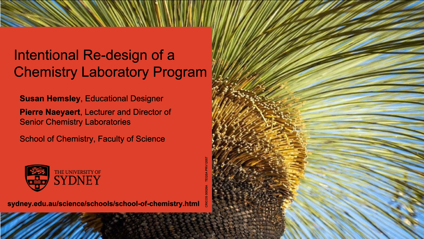 Intentional Redesign of an Undergraduate Chemistry Laboratory Program