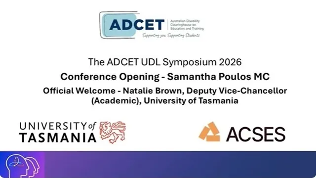 ADCET UDL 2026: Symposium Opening