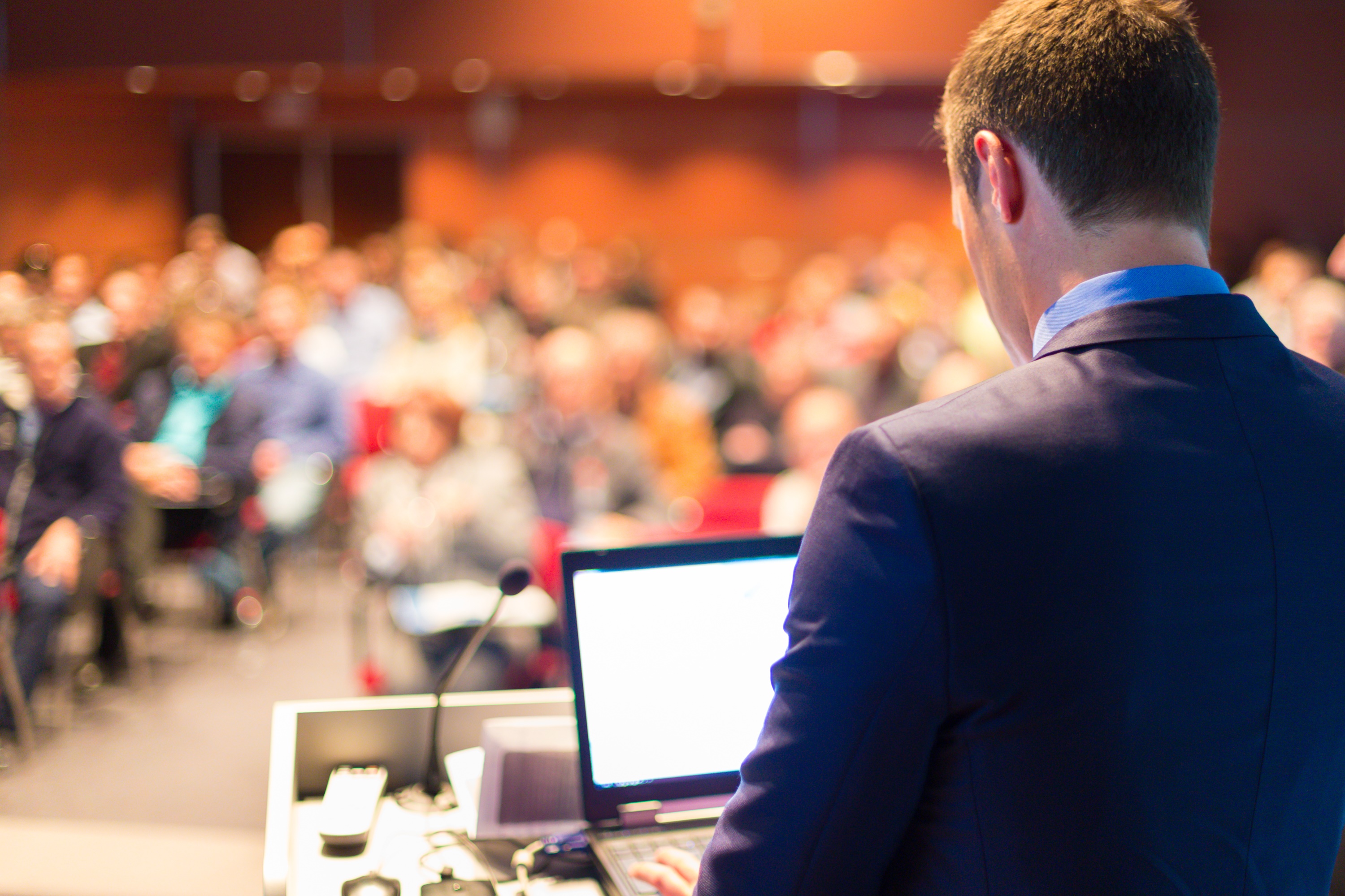 students in a lecture theatre